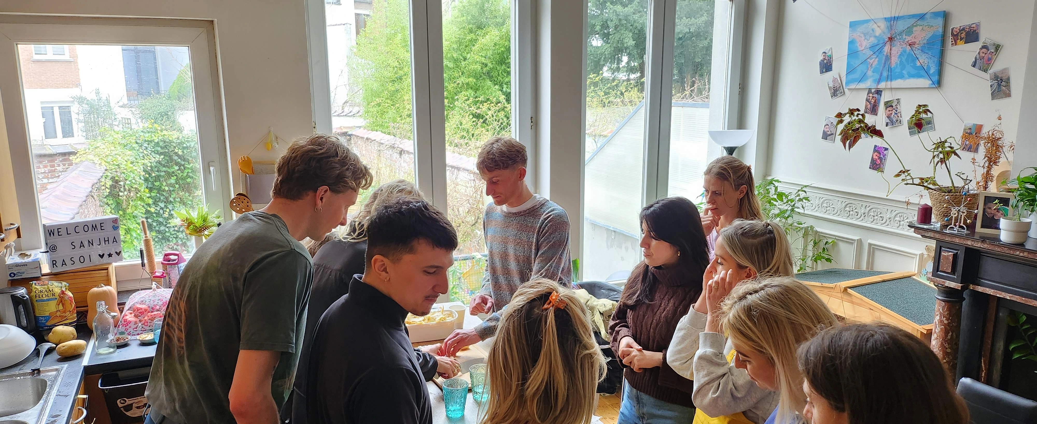 Task-based workshop activity with clear cooking steps.